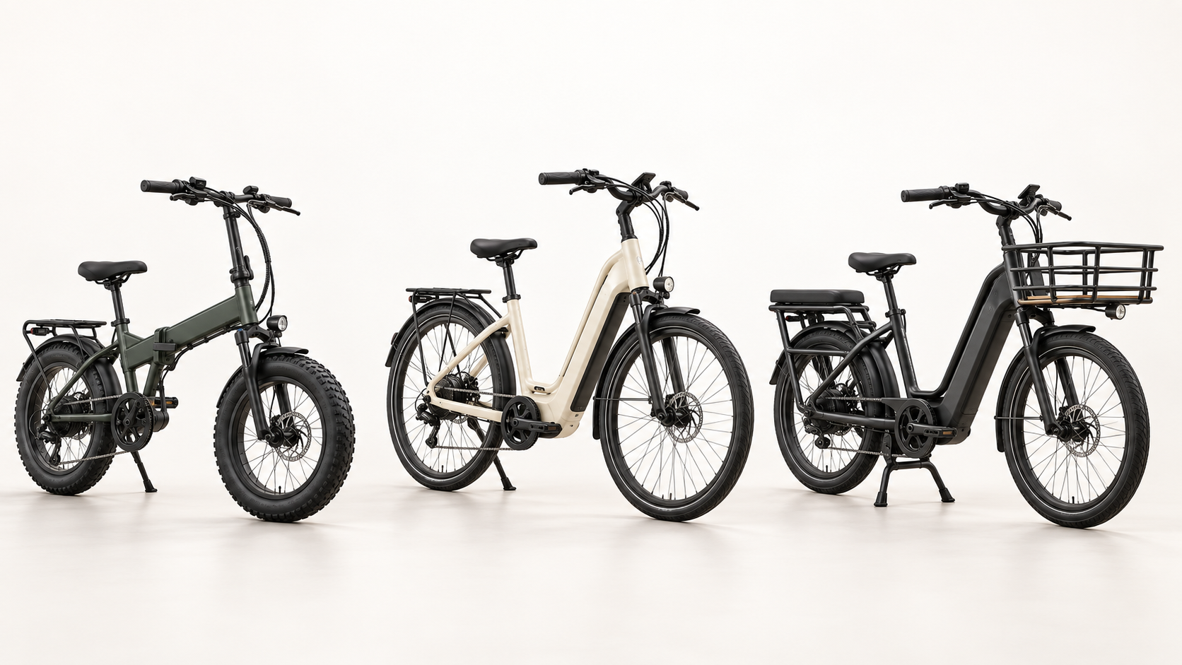 Selected folding, city and utility e-bike directions